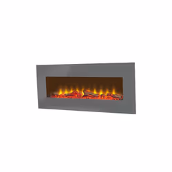 Sureflame WM-9505 Electric Wall Mounted Fire with Remote in Grey, 42 Inch