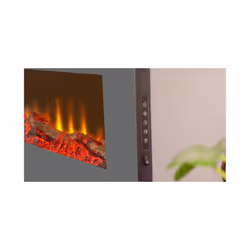 Sureflame WM-9505 Electric Wall Mounted Fire with Remote in Grey, 42 Inch