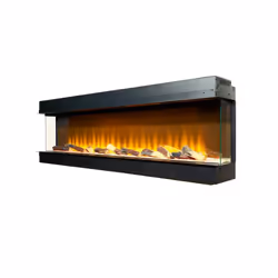 Adam Sahara Electric Inset Media Wall Panoramic Fire 61 Inch 1500mm