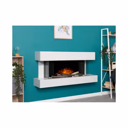 Adam Manola XL Wall Mounted Electric Suite with Remote in Pure White, 48 Inch