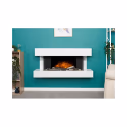 Adam Manola XL Wall Mounted Electric Suite with Remote in Pure White, 48 Inch