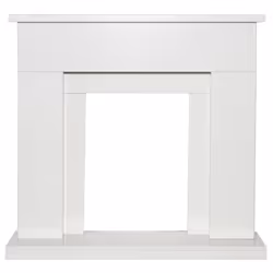 Adam Lomond White Marble Fireplace, 39 Inch