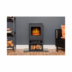 Adam Bergen XL Electric Stove in Charcoal Grey