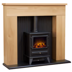 Adam 25941 fireplace Indoor Fireplace suite Electric Oak
