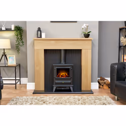Adam 25941 fireplace Indoor Fireplace suite Electric Oak
