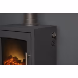 Adam 25939 fireplace Indoor Freestanding fireplace Electric Grey