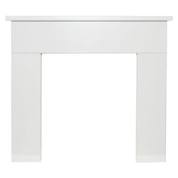 Adam Lomond White Marble Mantelpiece, 39 Inch