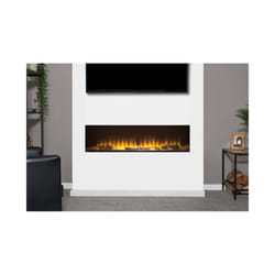 Adam Sahara Fully Inset Media Wall Electric Fire, 51 Inch 1250mm