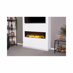Adam Sahara Fully Inset Media Wall Electric Fire, 51 Inch 1250mm