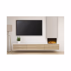 Adam Sahara Panoramic Media Wall Electric Fire, 22 Inch 500mm