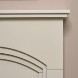 Adam Truro Fireplace in Cream with Blenheim Electric Fire in Black,  4
