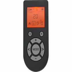 Adam Holston Electric Inset Stove in Black with Remote Control