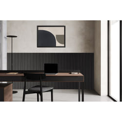 Fuse Acoustic Wooden Wall Panel in Charcoal Oak, 1.2m x 0.6m
