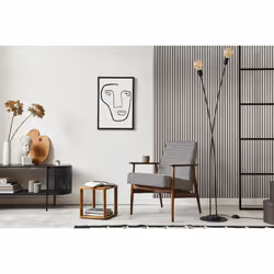 Fuse Acoustic Wooden Wall Panel in Grey Oak, 2.4m x 0.6m