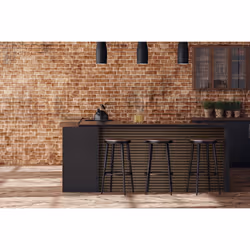Fuse Acoustic Wooden Wall Panel in Smoked Oak, 2.4m x 0.6m
