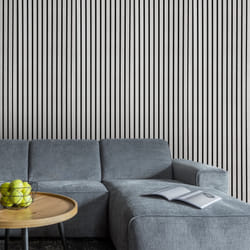 Fuse Acoustic Wooden Wall Panel in Concrete Effect, 2.4m x 0.6m