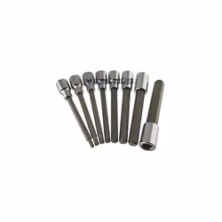 1/2" Drive Allen Hex Key Sockets Extra Long 140mm 5mm - 17mm 8pc Set