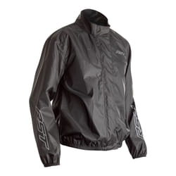 RST Motorbike Waterproof Rain Jacket Lightweight Outdoor Motorcycle Over Jacket - 50, Black