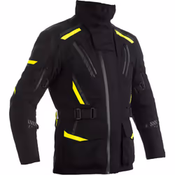 RST Pro Series Pathfinder Motorcycle Texte Jacket, black-yellow, Size XL for Men