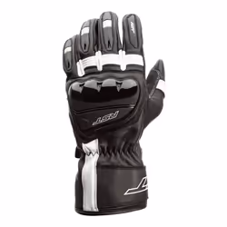 RST Pilot Mens Motorbike Leather Gloves CE Approved Sports Motorcycle Glove - 11, Black / White - Additional view 8