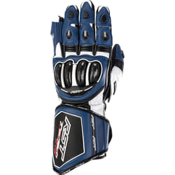RST Tractech Evo 4 Motorcycle Gloves, white-blue, Size 2XL for Men