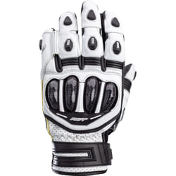 RST Tractech Evo 4 Short Motorcycle Gloves, black-white, Size XL for Men
