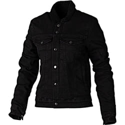 RST Sherpa Denim Ladies Motorcycle Textile Jacket, black, Size M for Women