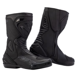 RST S-1 CE Waterproof Boots Black / Black - 10