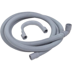 Universal Drain Hose with Right Angle End for Dishwashers (2.5m, 19mm / 21mm)