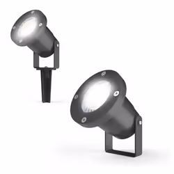 4lite IP65 Spike Garden Light GU10, Outdoor spot lighting, Graphite, Aluminium, IP65, Garden, I