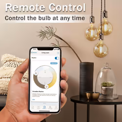 4lite WiZ Connected LED G125 Smart Filament BulbES(E27) Tuneable White