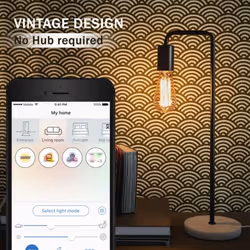 4lite WiZ Connected LED G125 Smart Filament BulbES(E27) Tuneable White