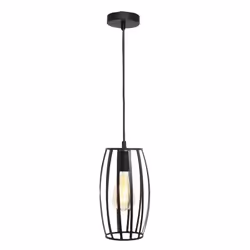 4lite Decorative Cage, Flexible mount, Black, Black, Iron, Steel, Bedroom, Dining room, Kitchen, Restaurant, Matte