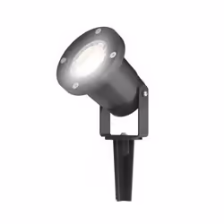 4lite WiZ Connected IP65 LED Spike Garden Light, Outdoor floor lighting, Black, Aluminium, IP65, Garden, I