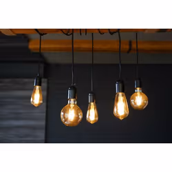 4lite WiZ Connected ST64 E27 Filament Bulb Amber