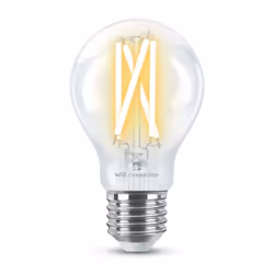 4lite Wiz Connected C35 E14 Filament Bulb Clear, Smart bulb, Wi-Fi/Bluetooth, Transparent, LED, Glass, E27