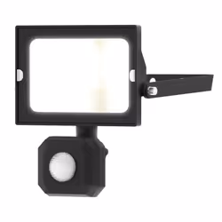 4lite Floodlight Advantage, Black, IP44, Aluminium, Glass, I, Symmetrical, Glass