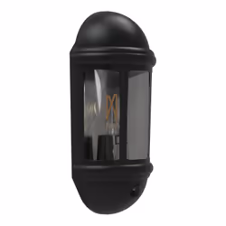 4lite IP65 Half Wall Lantern E27 PIR, Outdoor wall lighting, Graphite, Polycarbonate (PC), IP65, Facade, Garden, II