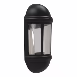 4lite IP65 LED Half Wall Lantern, Outdoor wall lighting, Graphite, Polycarbonate (PC), IP65, II, IK08