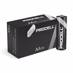 100 x Duracell Procell AA LR6 ID1500 Industrial Batteries