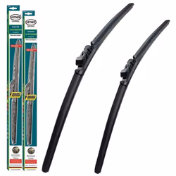 Wipers Fits: BMW X2 Models 2018 To 2023 Aeroflat Hybrid Windscreen Wiper Blades HH2420TLB
