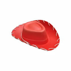 Adults Red Cowboy Hat Toy Story Wild West EVA Costume Accessory
