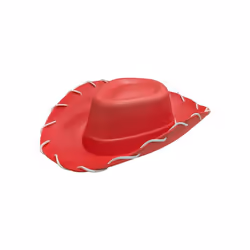 Adults Red Cowboy Hat Toy Story Wild West EVA Costume Accessory