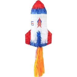 Spaceship Rocket Pinata Party Game with Stick