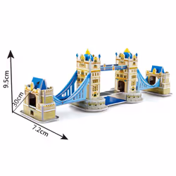 London Tower Bridge Famous British Landmark Jigsaw Puzzle 33 Pieces