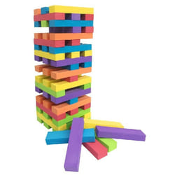 60 Blocks EVA Foam Tumbling Tower Outdoors Garden Family Party Game