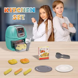 My First Air Fryer Kids Roleplay Toy with Lights & Sounds Playset