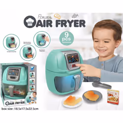 My First Air Fryer Kids Roleplay Toy with Lights & Sounds Playset
