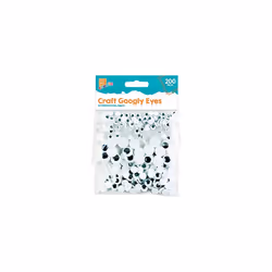 200pcs Googly Wobbly Wiggly Stick On Eyes Children Kid Craft Arts
