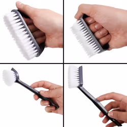 4Pc Kitchen Brushes Washing Up Cleaning Scrubbing Hanging Hook Assorted Dish Pan